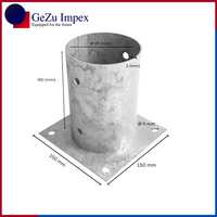 101 x 150 mm / Hot Dip Galvanised