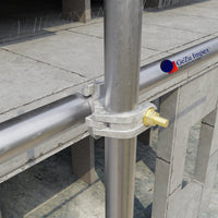 colliers de serrage brides d'échafaudage Accouplement coupleurs forgés simples Serre joint pour tuyau acier construction tubes Boulons à anneau à œil à tige à vis fermée robuste
