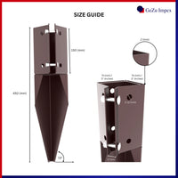 Swift Morsetto Sperone di Riparazione 75x75mm Rivestito a Polvere