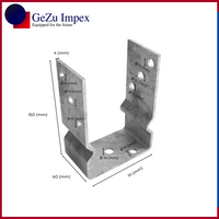 91 x 150 x 60 x 4 mm / Stainless steel