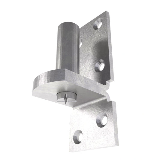 Gate hinge mounting bracket