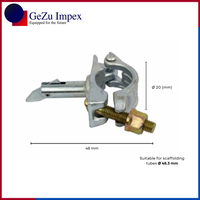Scaffolding coupler tube clamp with Bolt