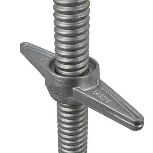 Scaffolding adjustable levelling base jack