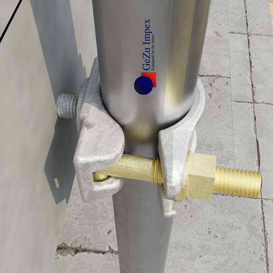 Scaffolding coupler tube clamp with Bolt