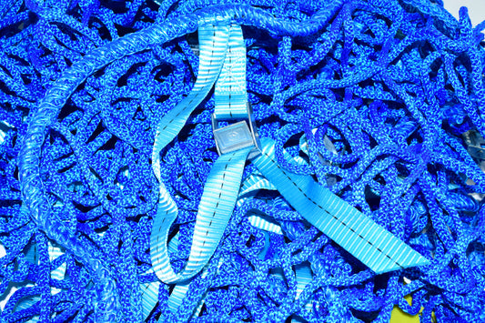 Scaffolding fall protection netting