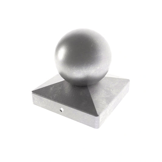 Square post cap ball