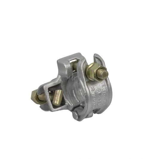 Right angle scaffolding coupler clamp